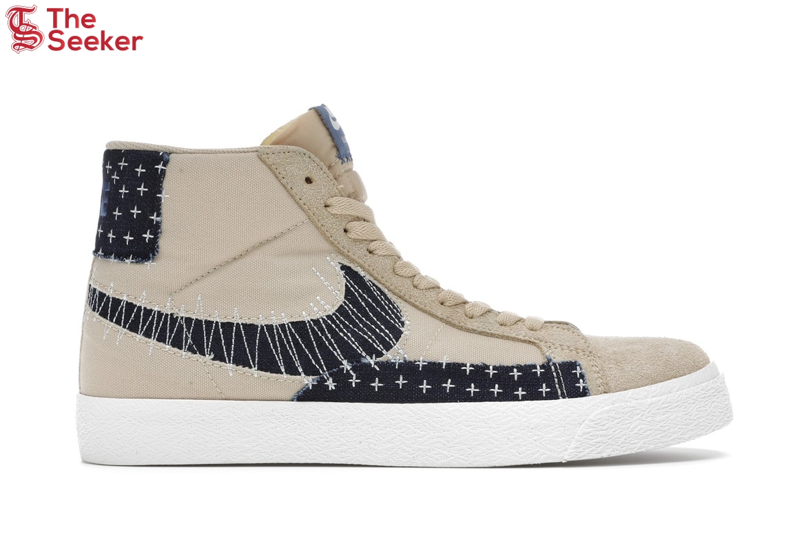 Nike SB Zoom Blazer Mid Sashiko Sesame