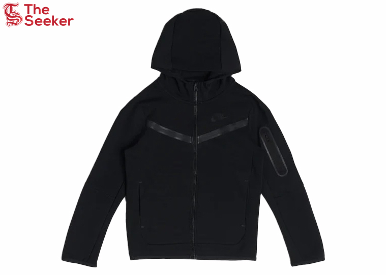Nike Sportswear Kids' Tech Fleece Full-Zip Hoodie Black/Black