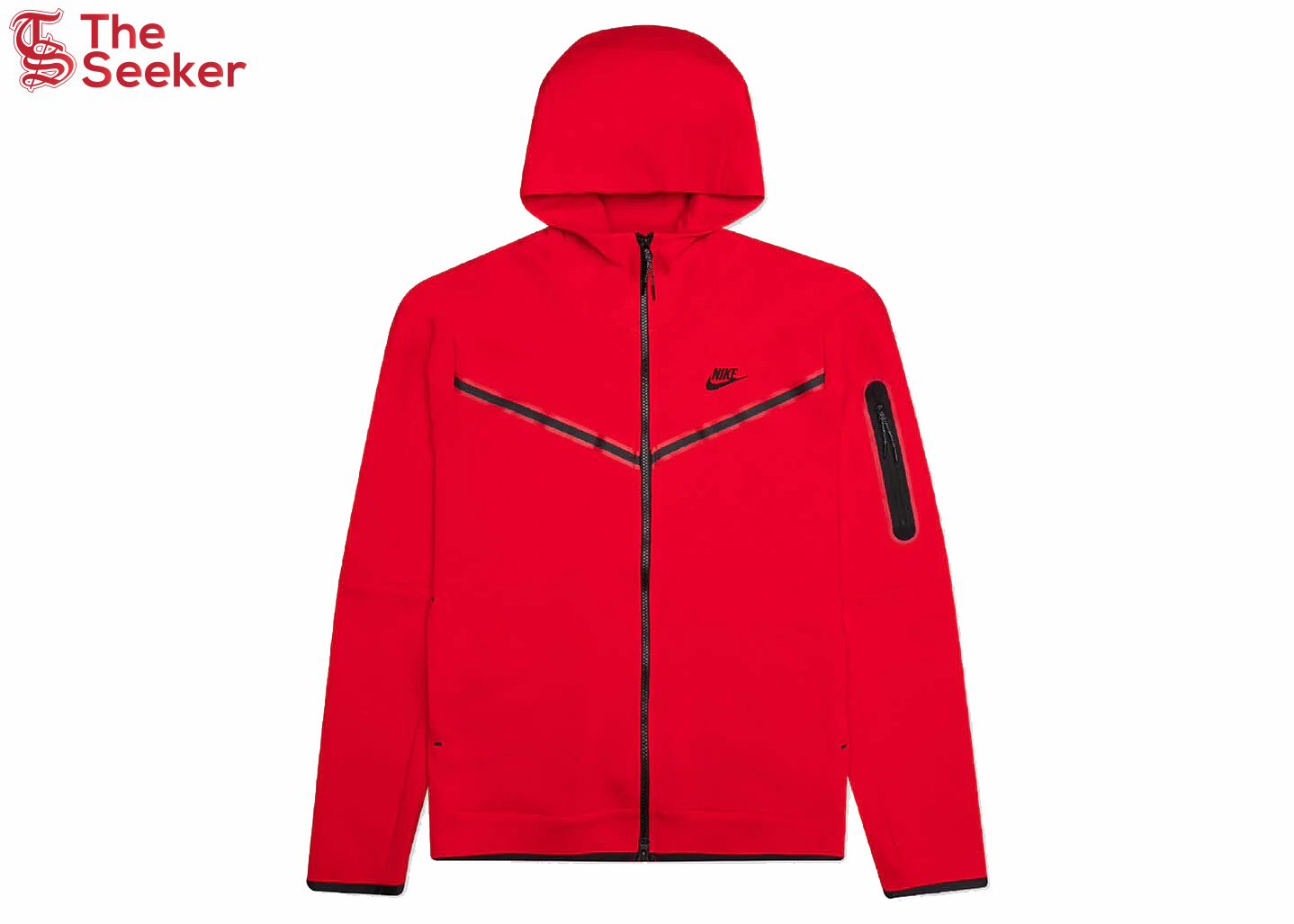 Nike Sportswear Kids' Tech Fleece Full-Zip Hoodie University Red/Black
