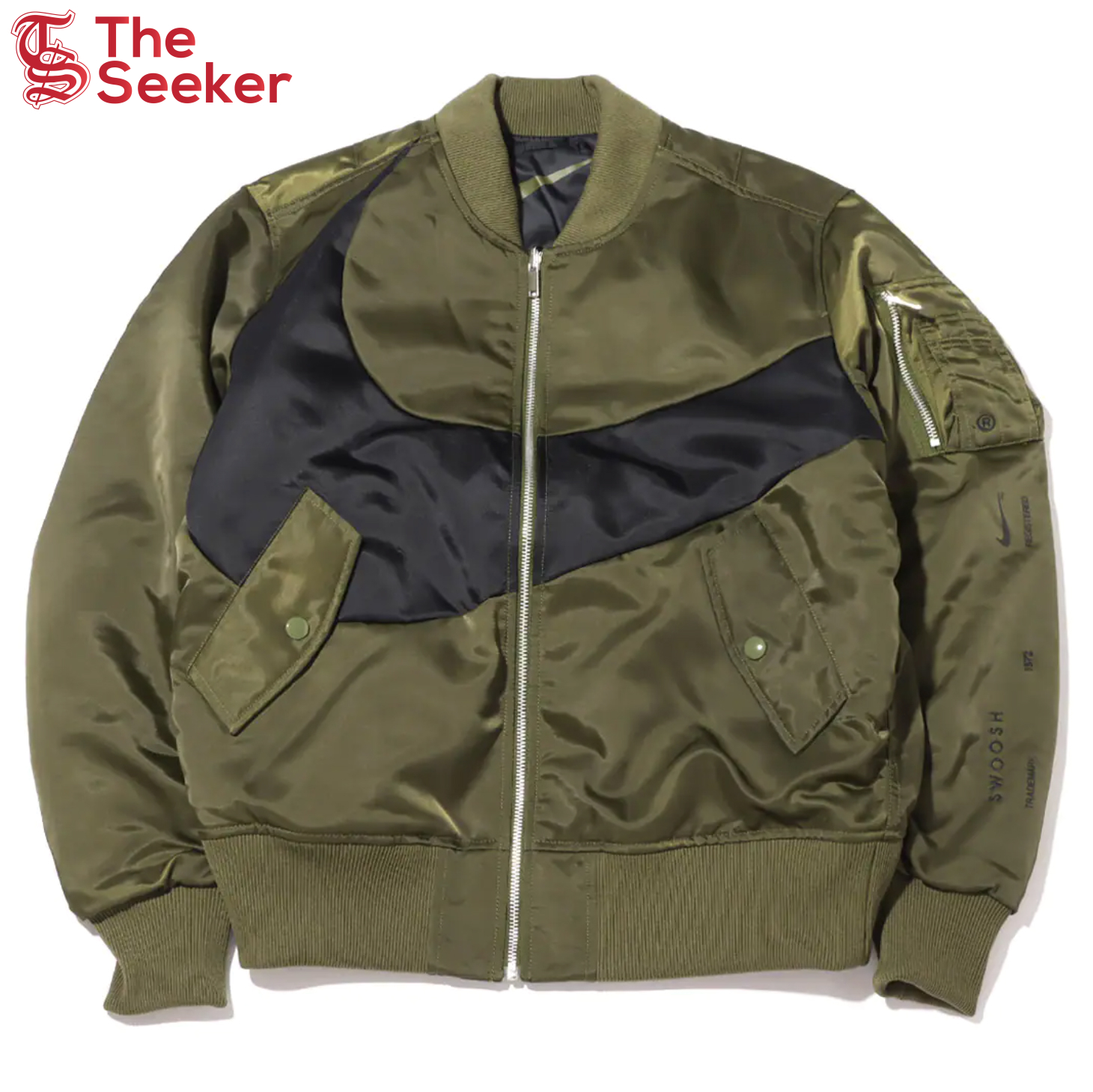 Nike Therma-FIT Synthetic Phil Reversible Bomber Jacket (Asia Sizing) Rough Green
