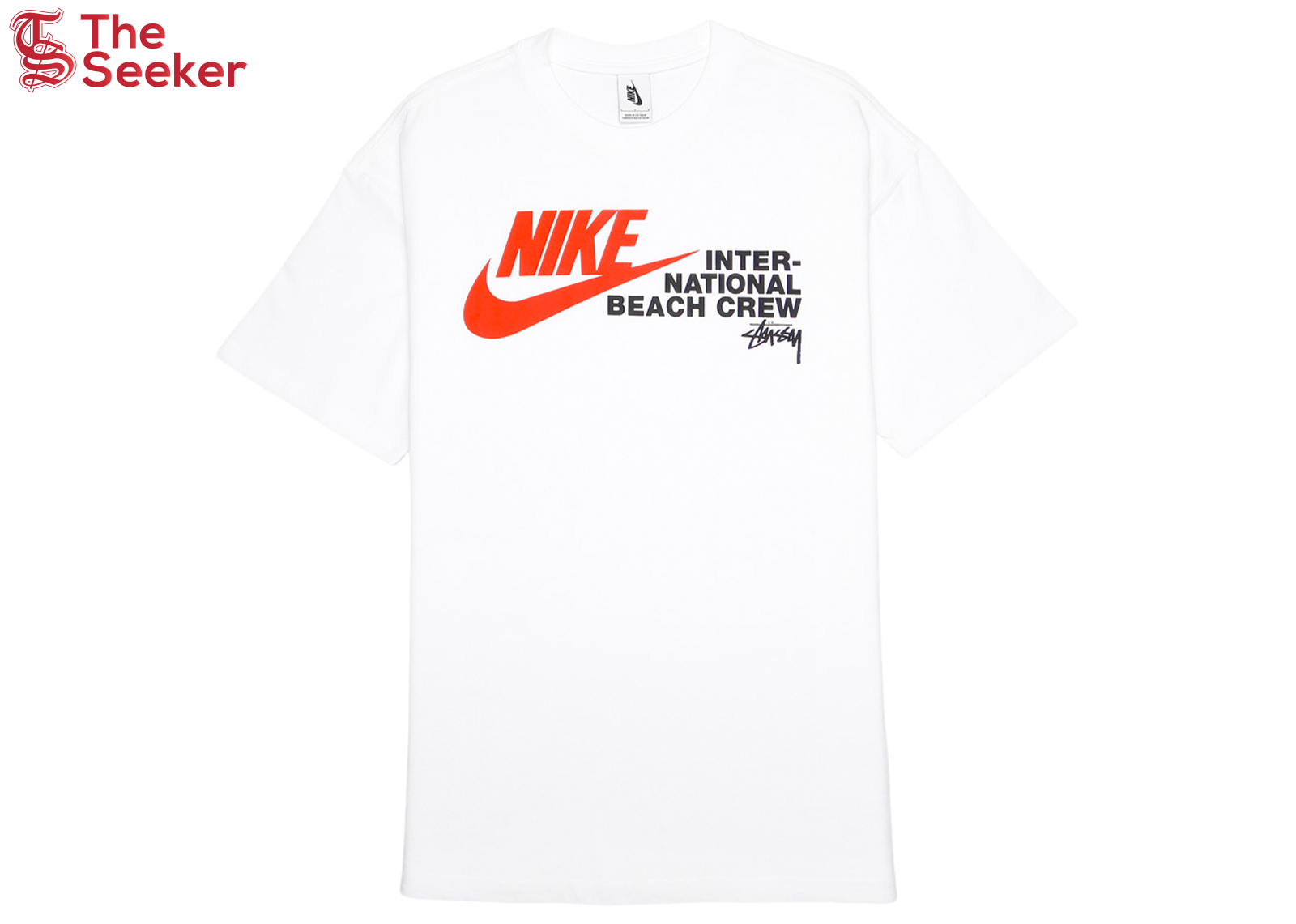 Nike x Stussy International Beach Crew T-Shirt White