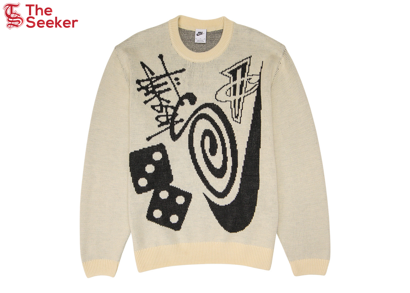 Nike x Stussy Knit Sweater (Asia Sizing) Natural