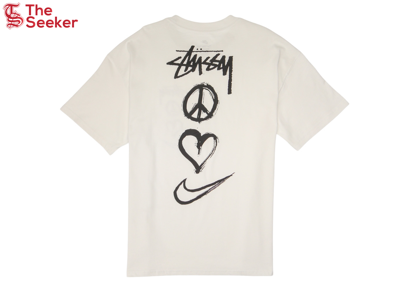 Nike x Stussy Peace, Love, Swoosh T-shirt (US Sizing) White