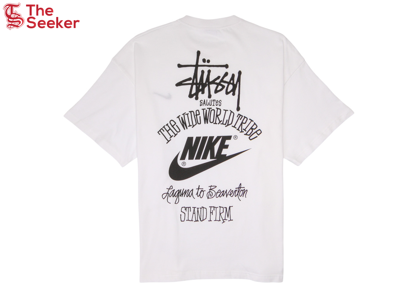 Nike x Stussy The Wide World Tribe T-Shirt (Asia Sizing) White