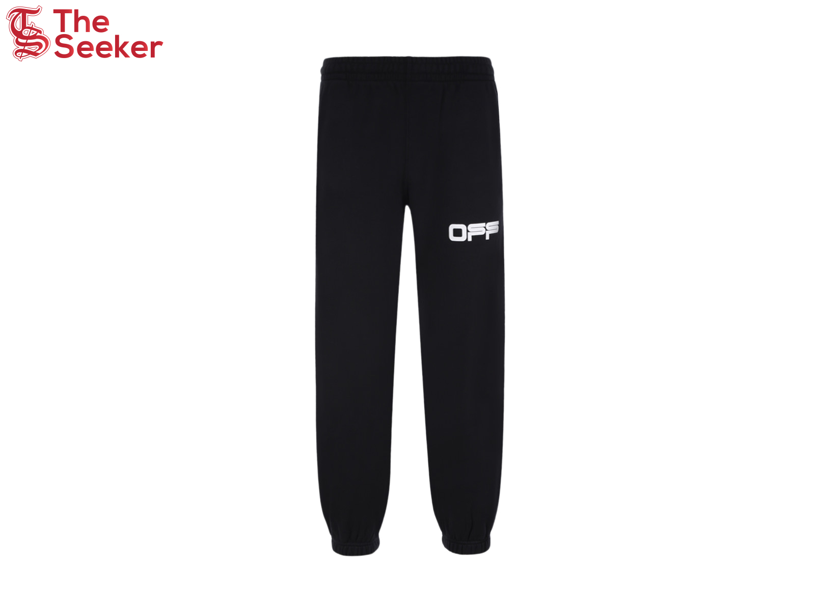 OFF-WHITE Airport Tape Long Sweatpants Black/Beige