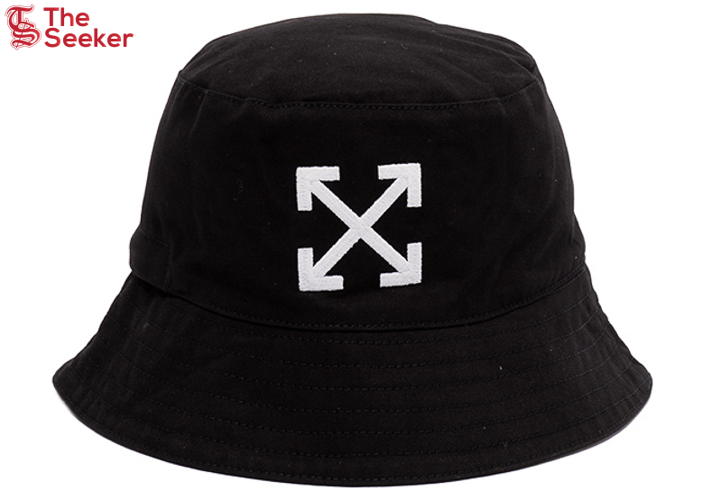 OFF-WHITE Arrows Bucket Widebrim Hat Black