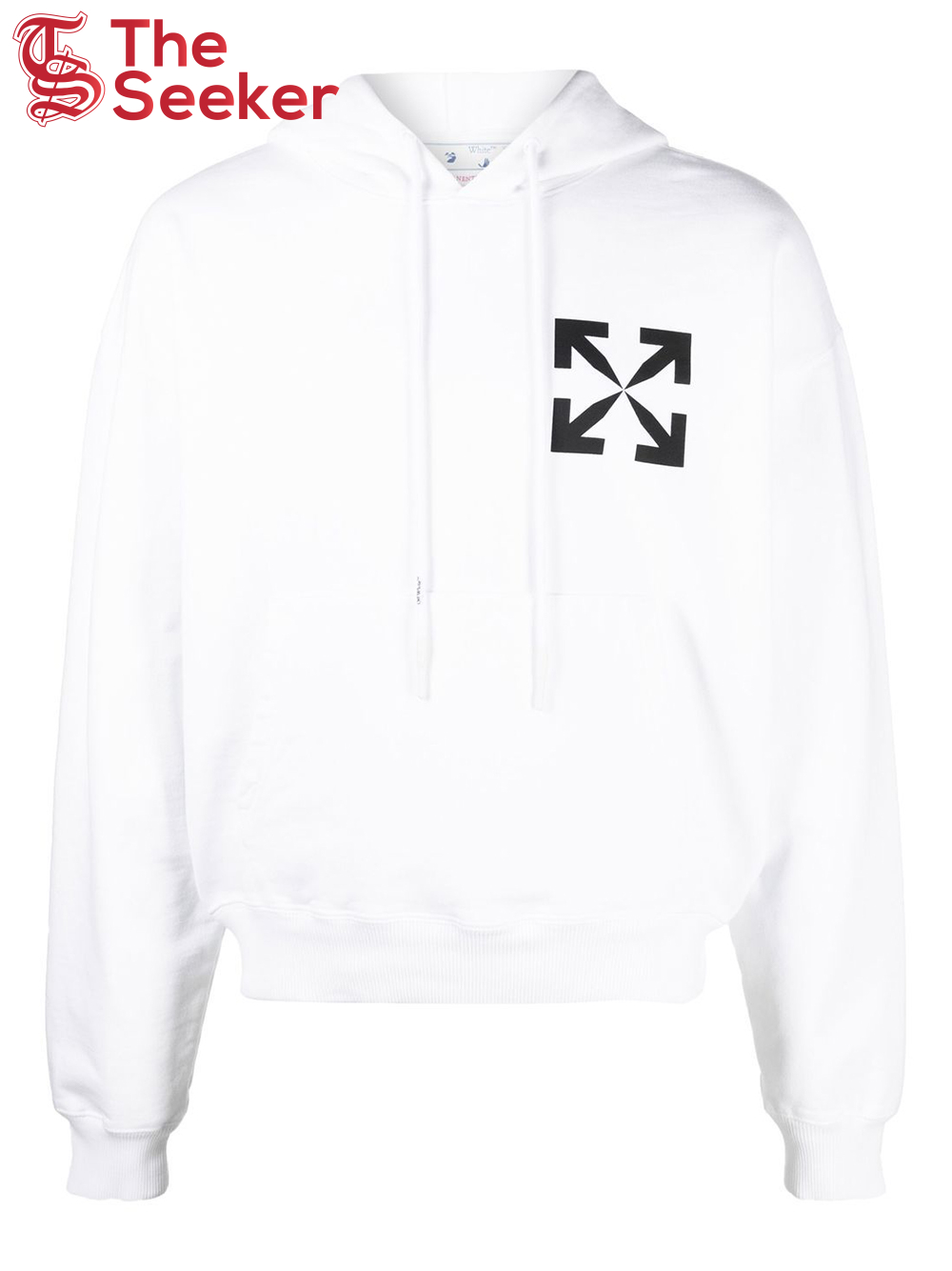 OFF-WHITE Arrows Print Hoodie White/Black