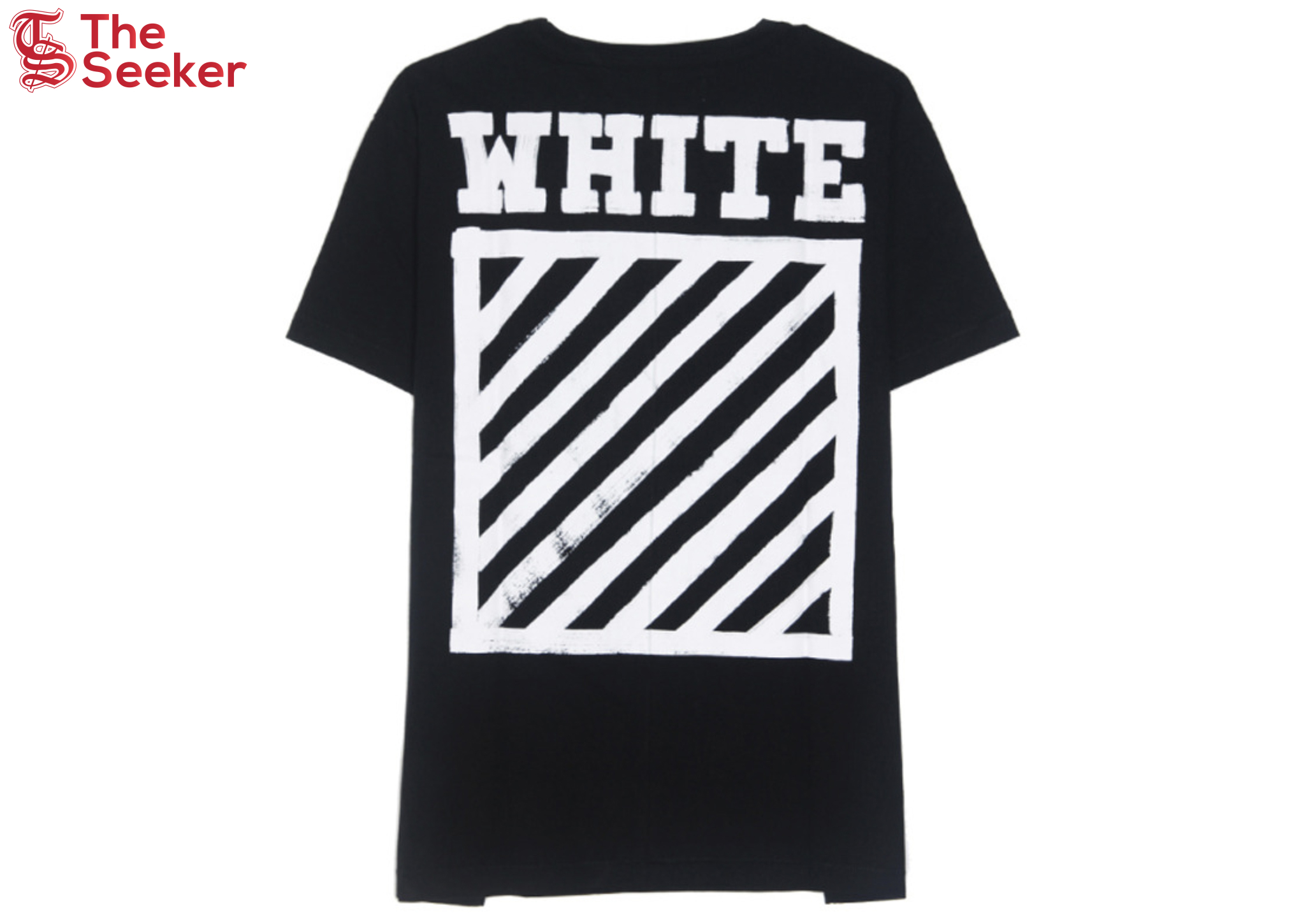 OFF-WHITE Brushed Diag T-shirt Black/White