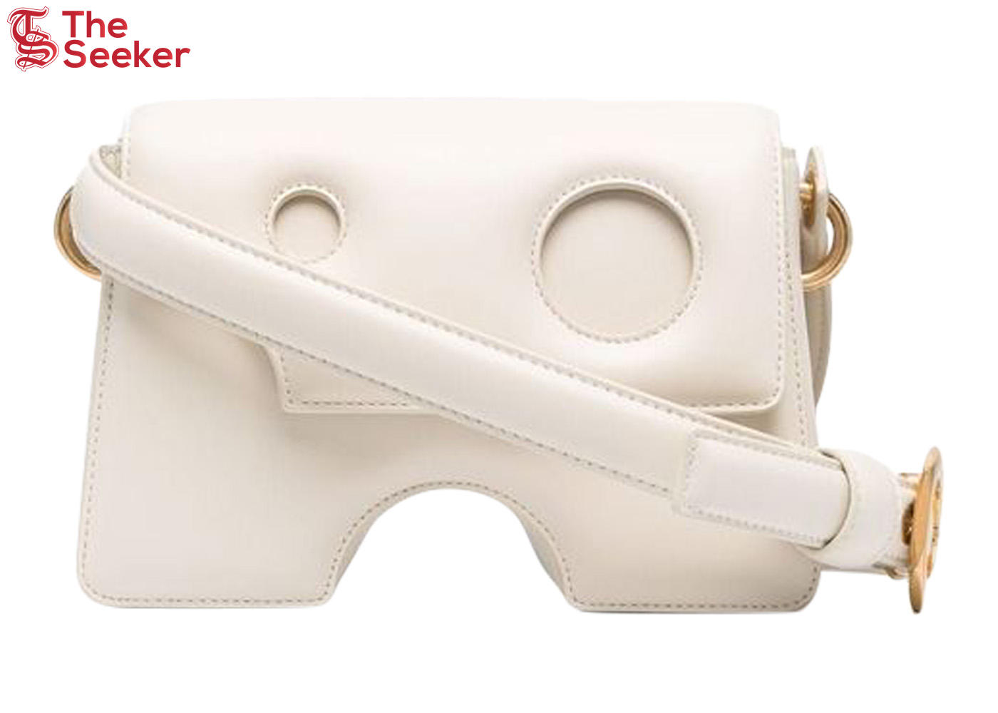 OFF-WHITE Burrow-22 Shoulder Bag Beige