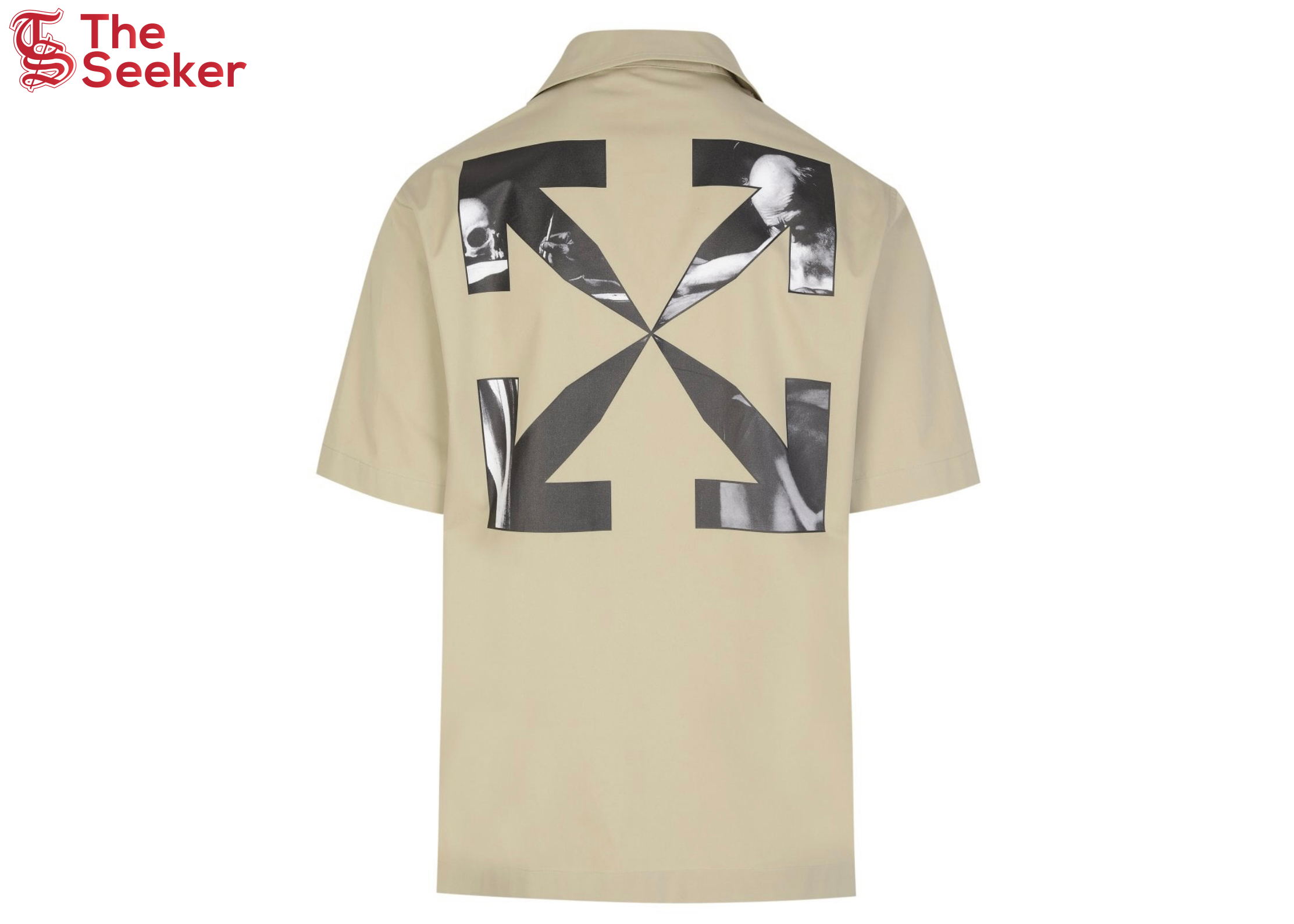 OFF-WHITE Caravag Arrow Holiday Shirt Sand Beige