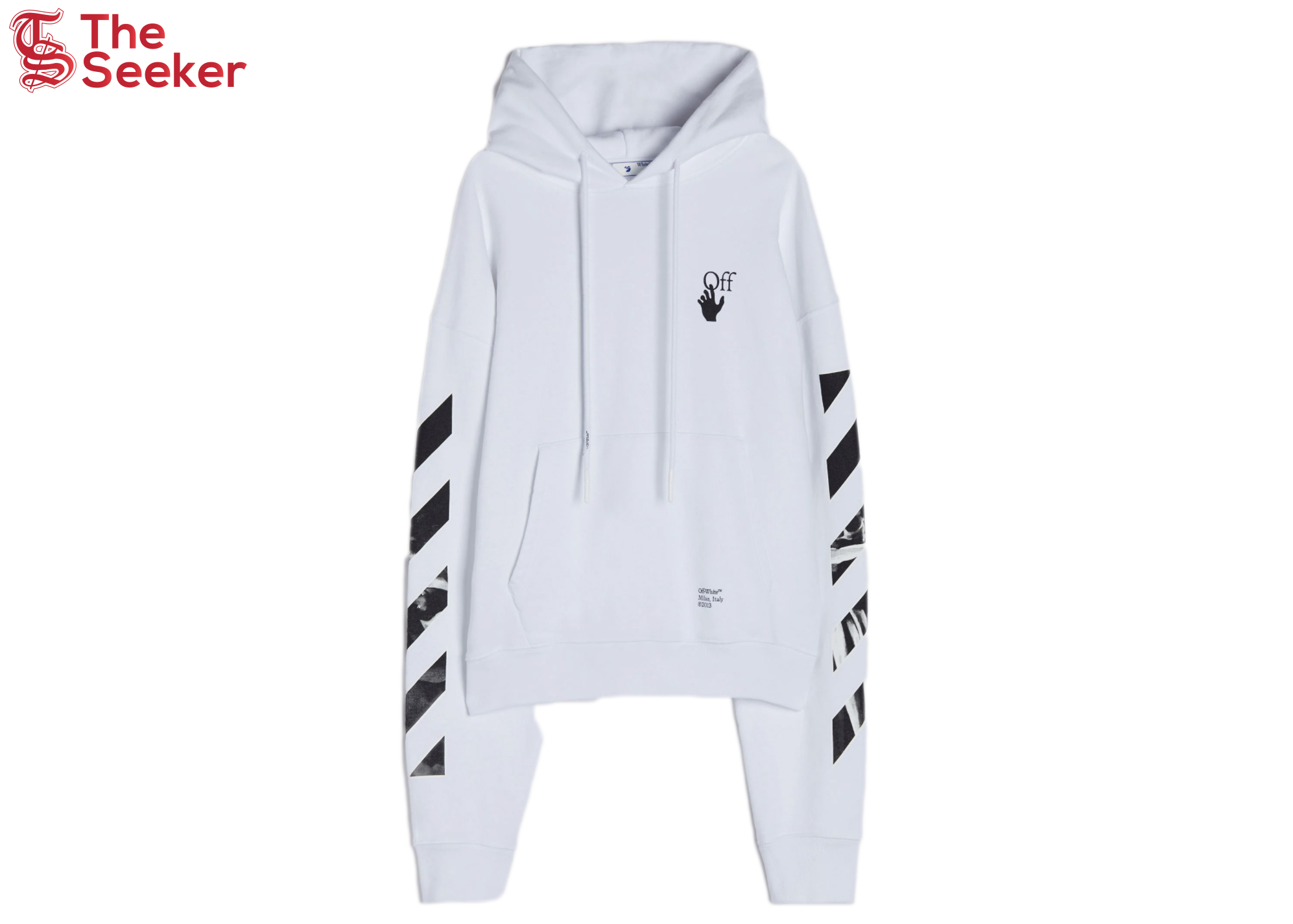 OFF-WHITE Caravaggio Arrows Hoodie White/Black