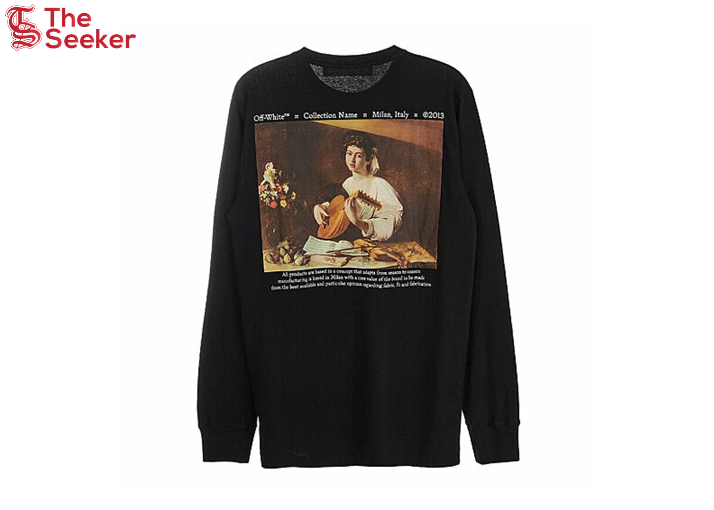 OFF-WHITE Caravaggio Lute L/S T-Shirt Black/Multi