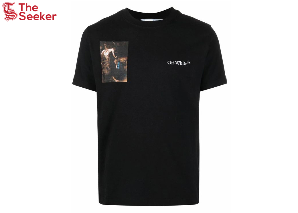 OFF-WHITE Caravaggio Lute Slim S/S T-Shirt Black