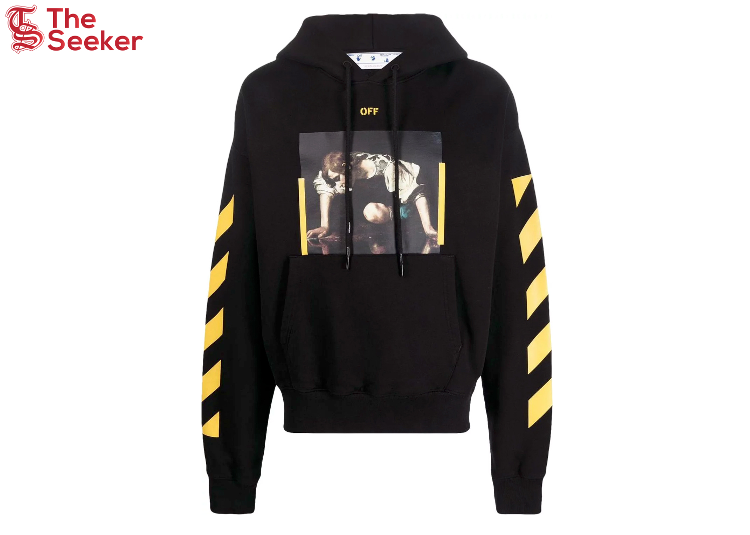 OFF-WHITE Caravaggio Narcis Over Hoodie Black