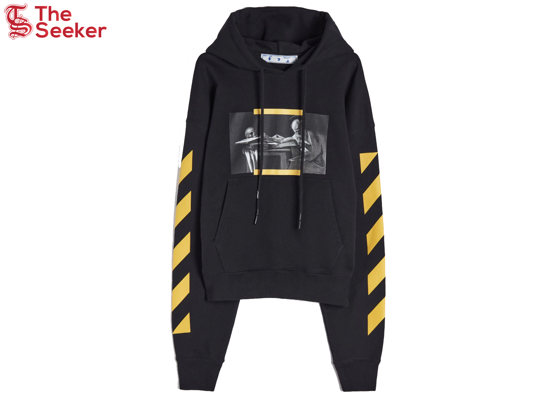 OFF-WHITE Caravaggio Painting Hoodie Black/Yellow