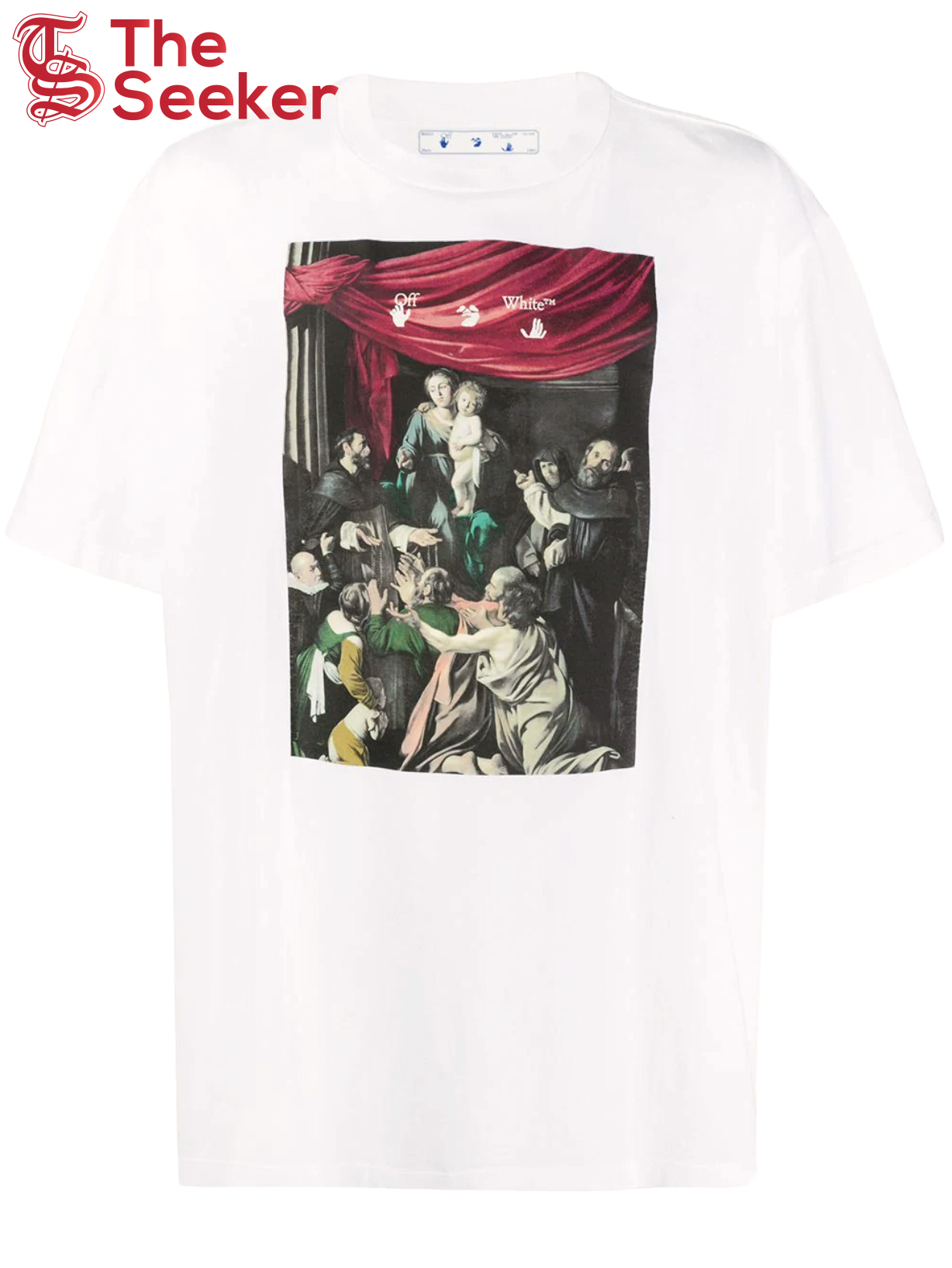 OFF-WHITE Caravaggio Painting Oversized Tee White