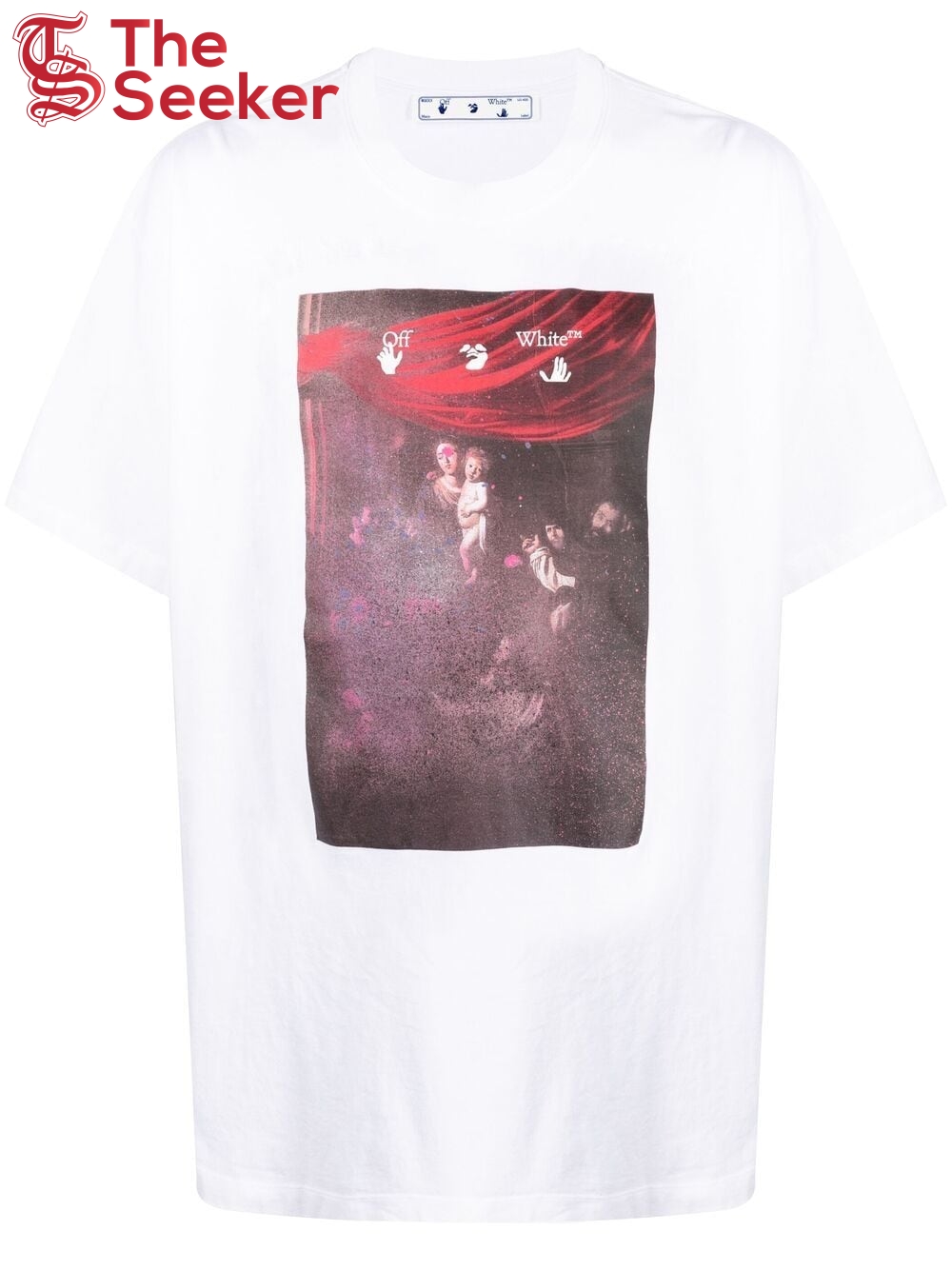 OFF-WHITE Caravaggio Painting Straight Fit T-shirt White