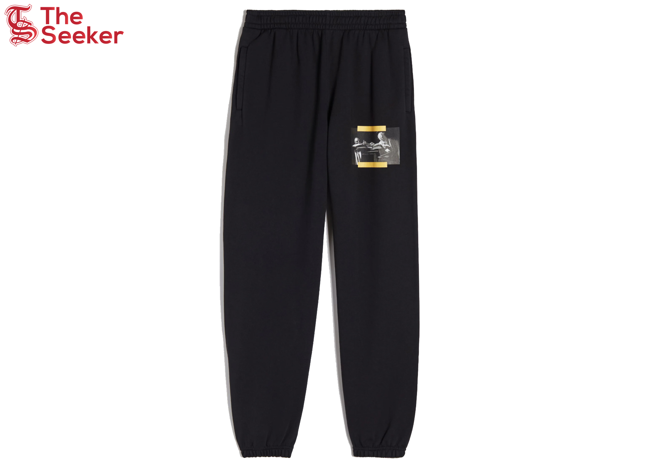 OFF-WHITE Caravaggio Painting Sweatpants Black/Yellow