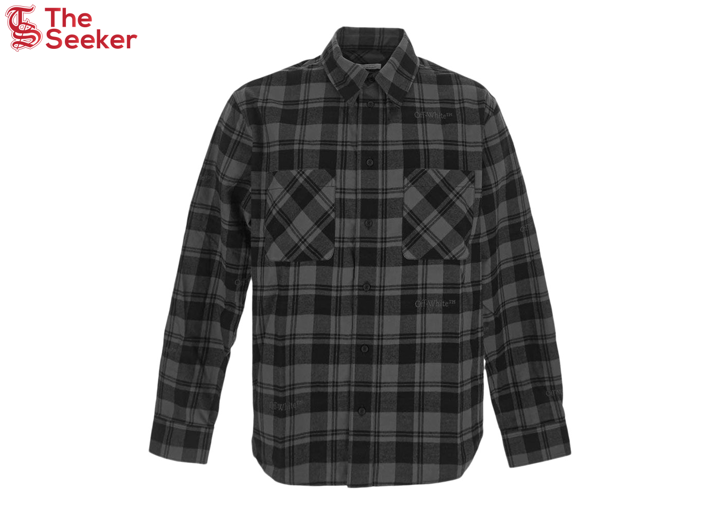 OFF-WHITE Checked Flannel Black/Grey