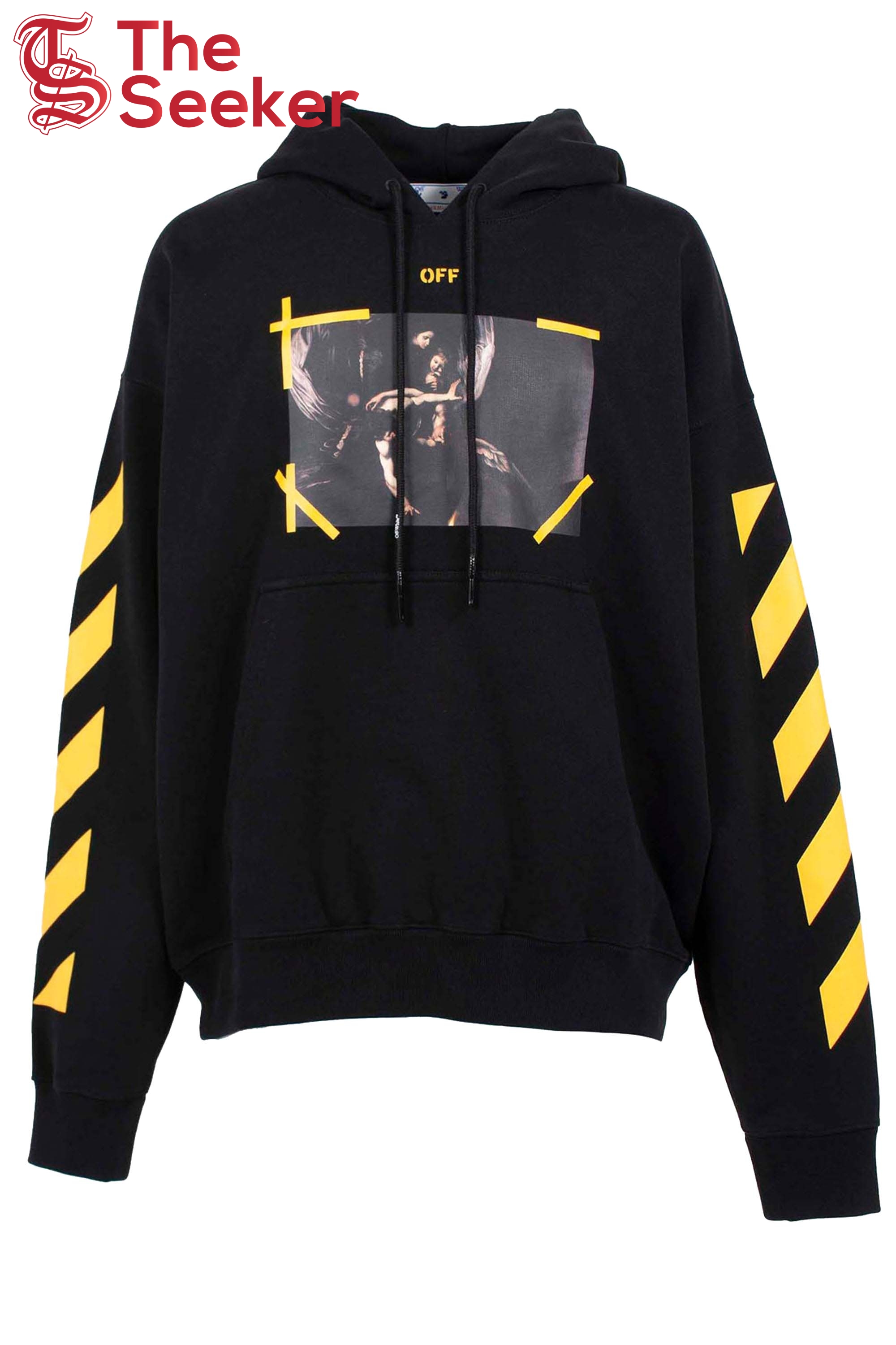 OFF-WHITE Diag Arrow Carav Mercy Skate Hoodie Black/White