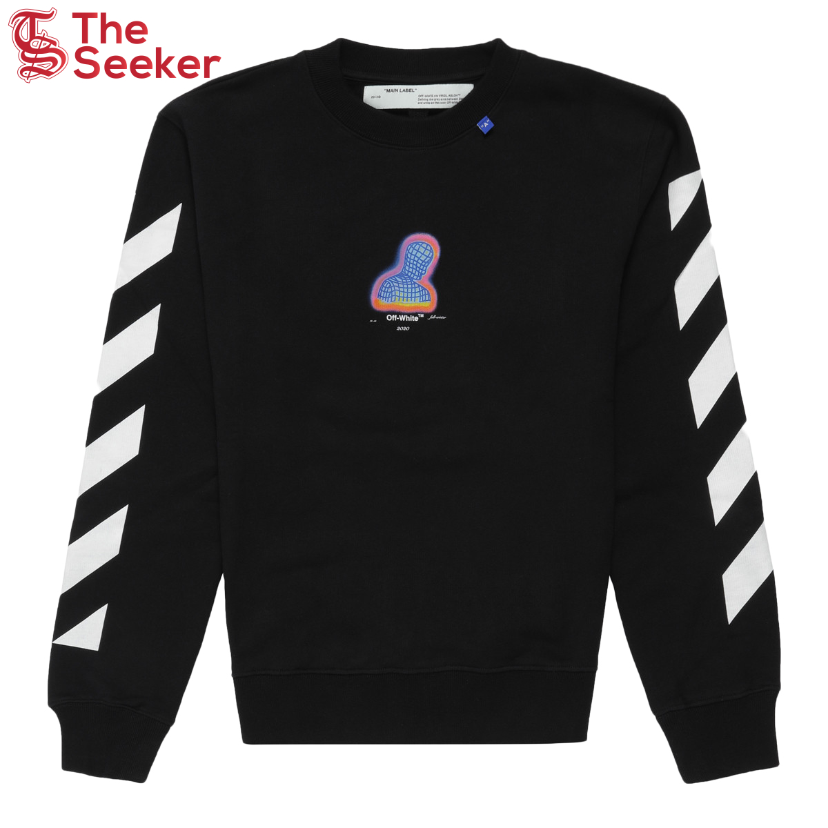 OFF-WHITE Diag Thermo Sweatshirt Black/Multicolor