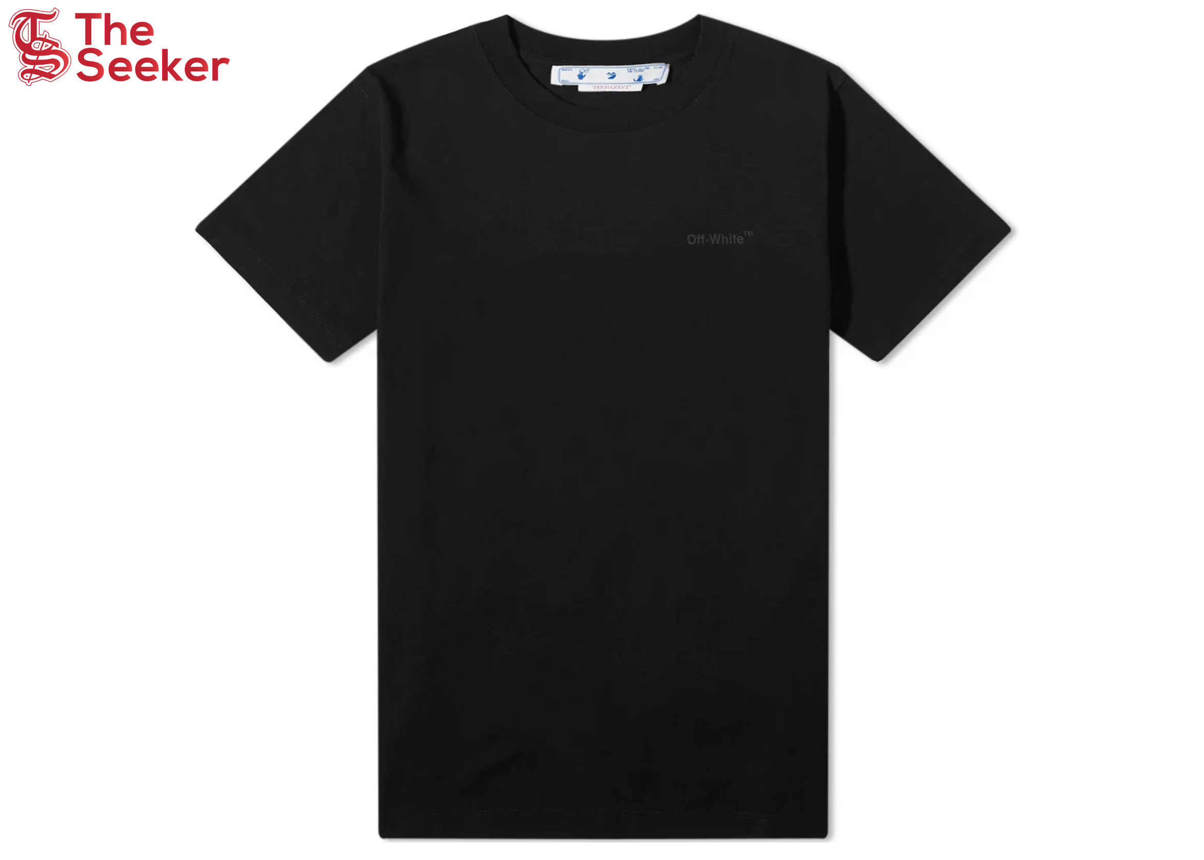 OFF-WHITE Diagonal Tab Slim T-Shirt Black