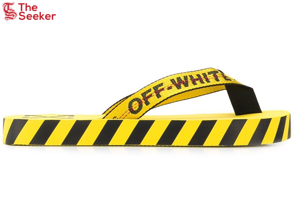 Off-White Flip Flops Yellow
