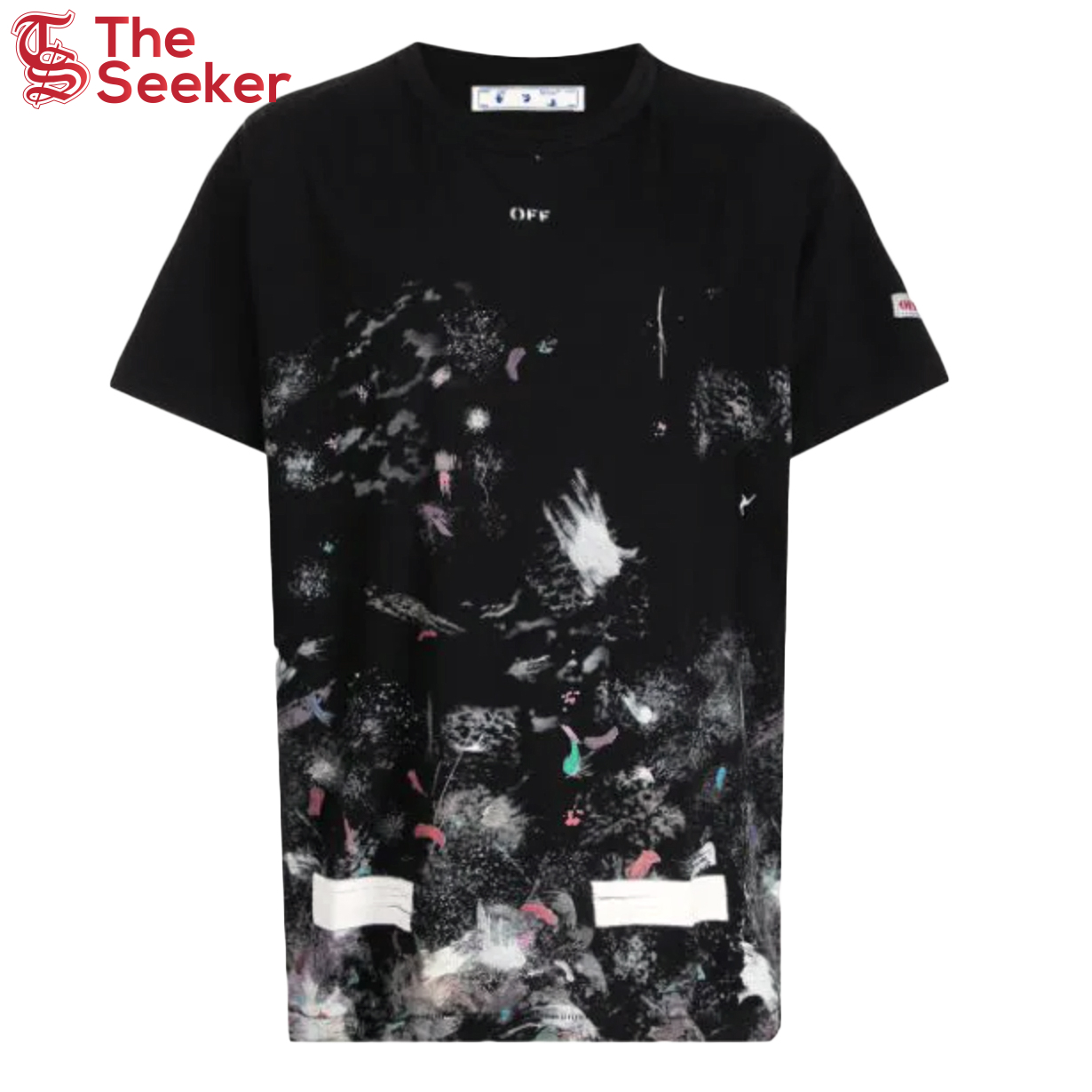 OFF-WHITE Galaxy Brushed T-shirt Black