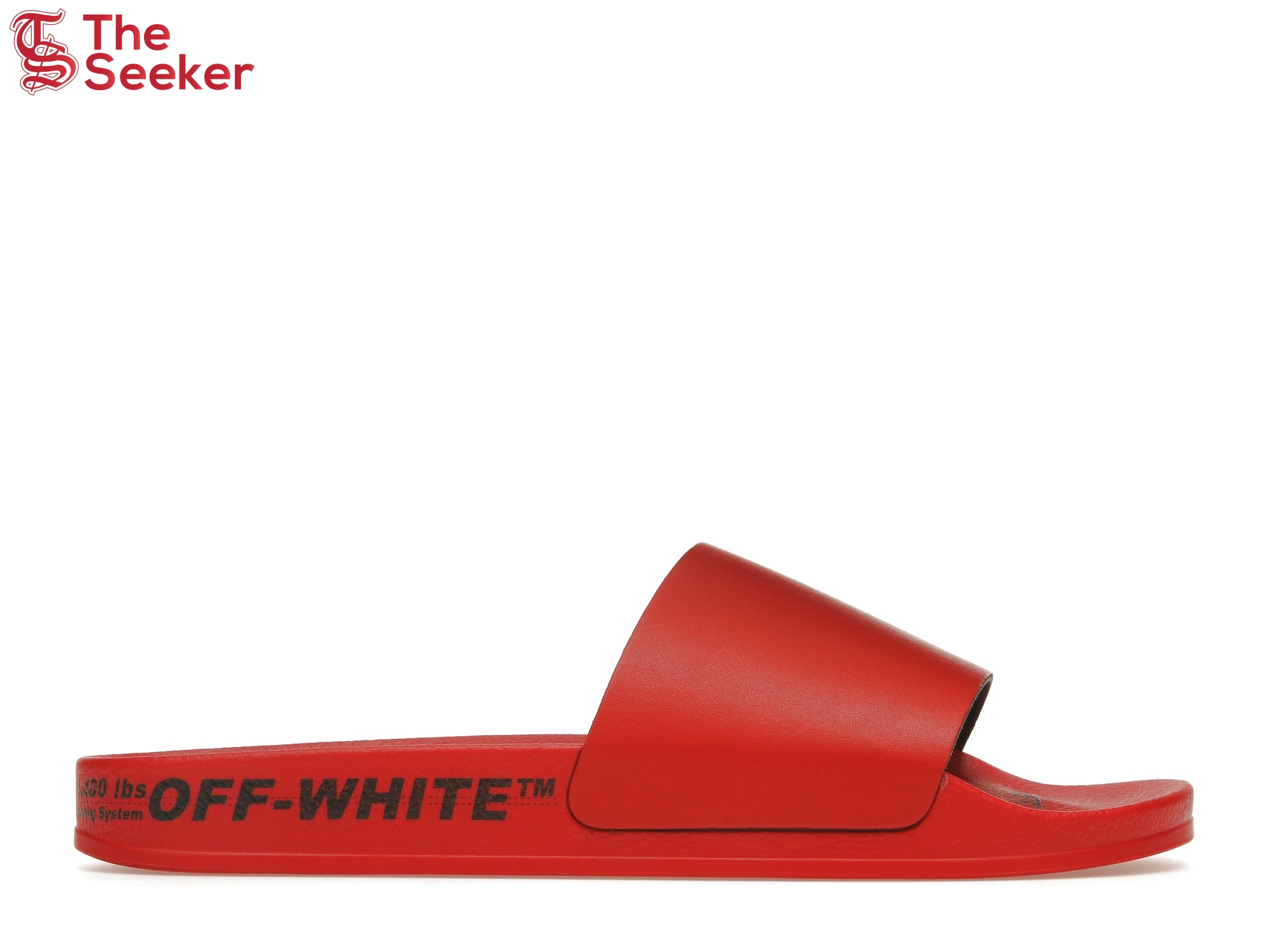 OFF-WHITE Industrial Belt Slides Red Black