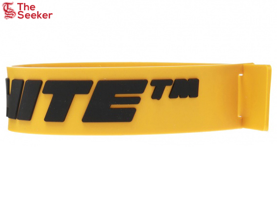 OFF-WHITE Logo Bracelet Yellow
