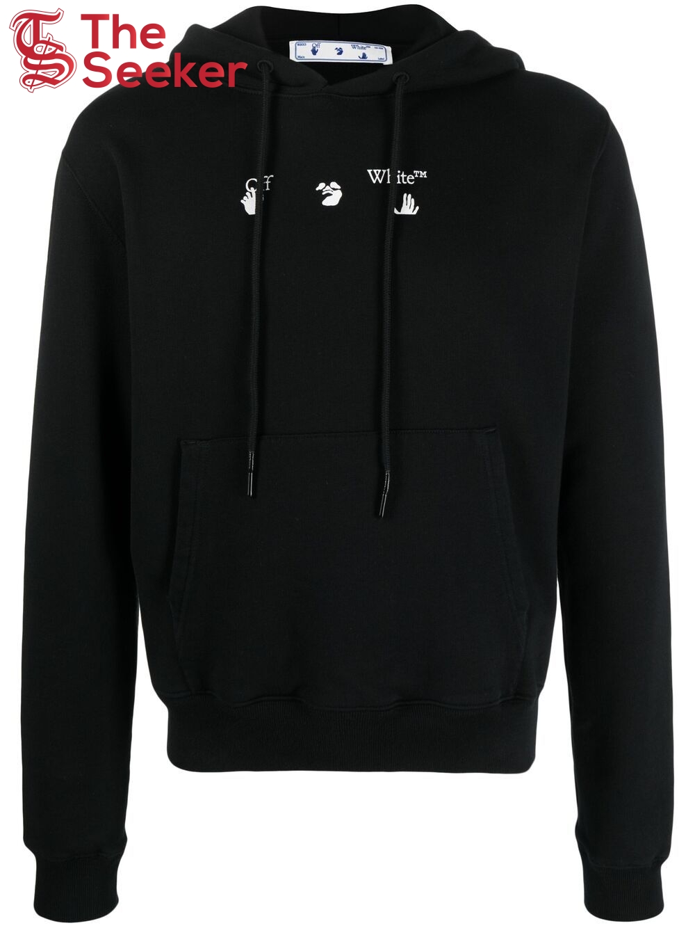 OFF-WHITE Marker Hoodie Black/Grey