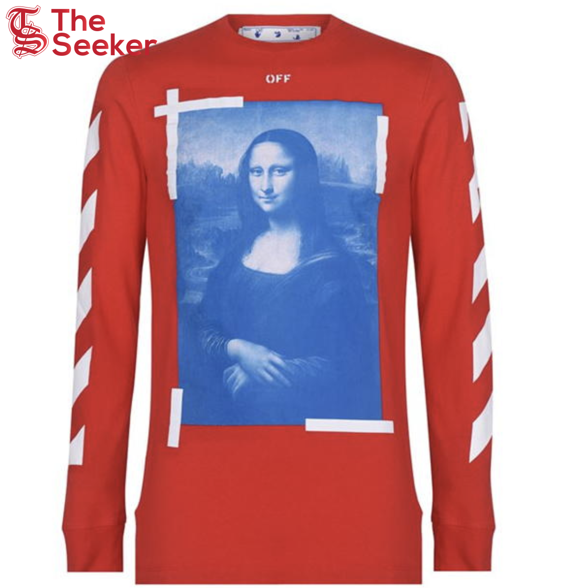 OFF-WHITE Mona Lisa Longsleeve T-Shirt Red