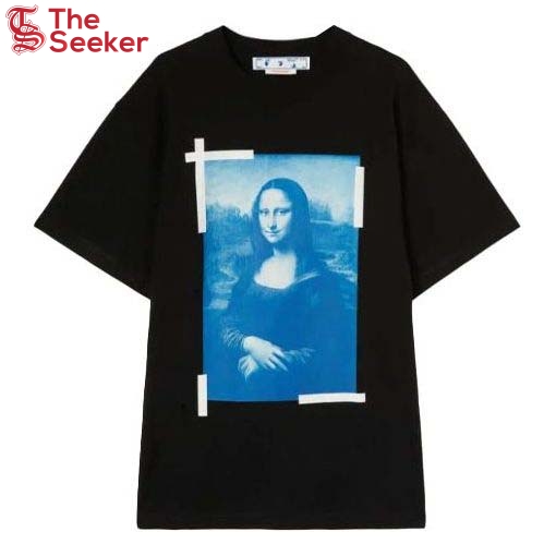 OFF-WHITE Monalisa Over S/S Tee Black/Blue