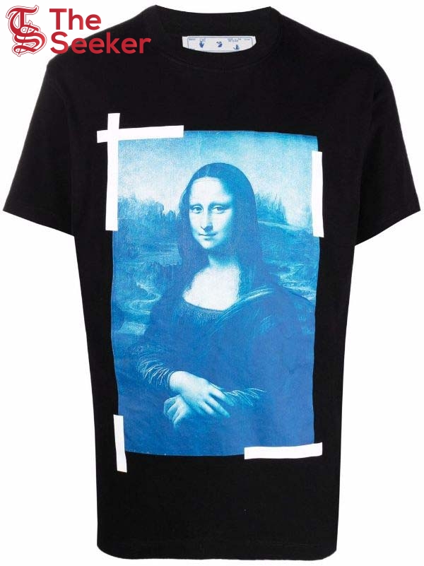 OFF-WHITE Monalisa Slim S/S Tee Black/Blue