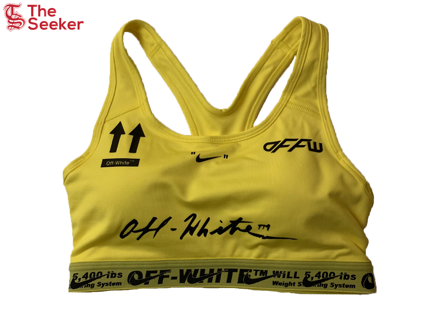 OFF-WHITE Nike Sports Bra Yellow