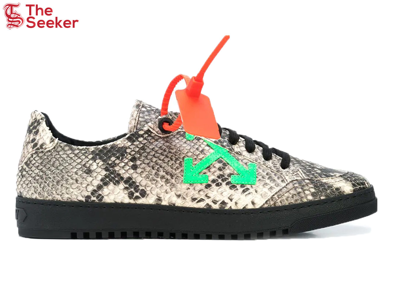 OFF-WHITE Off-Court 2.0 Low Snake Print Green Black