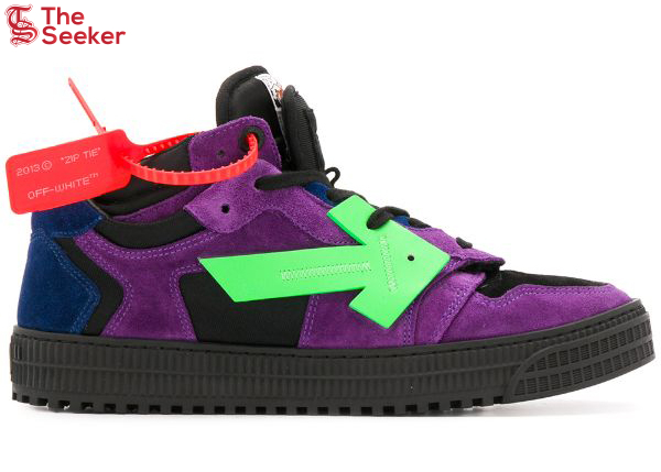 Off-White Off Court Low Top Purple Green