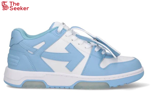 Off-White Out Of Office Calf Leather White Baby Blue