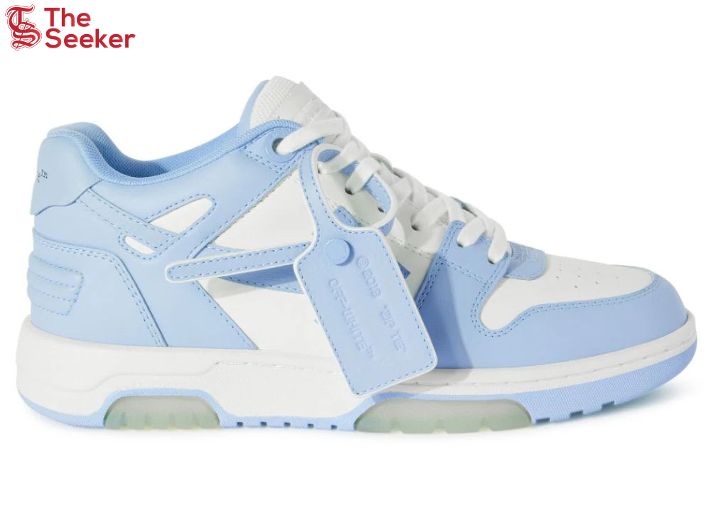 Off-White Out Of Office Calf Leather White Baby Blue (Women's)