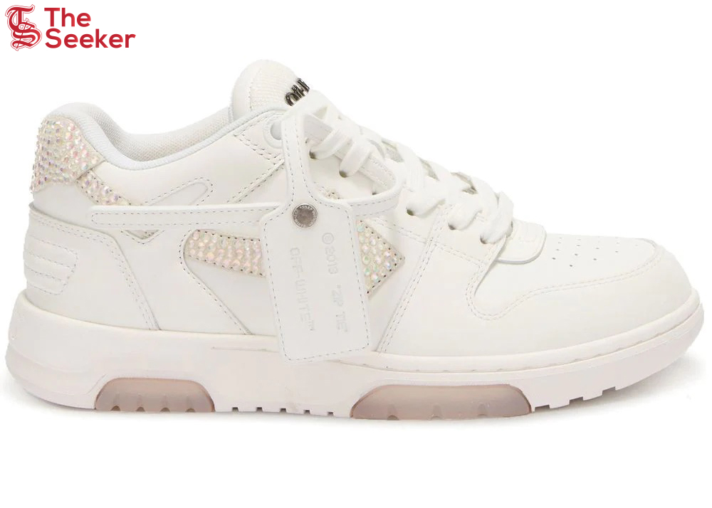 OFF-WHITE Out Of Office Crystal Embellished White (Women's)