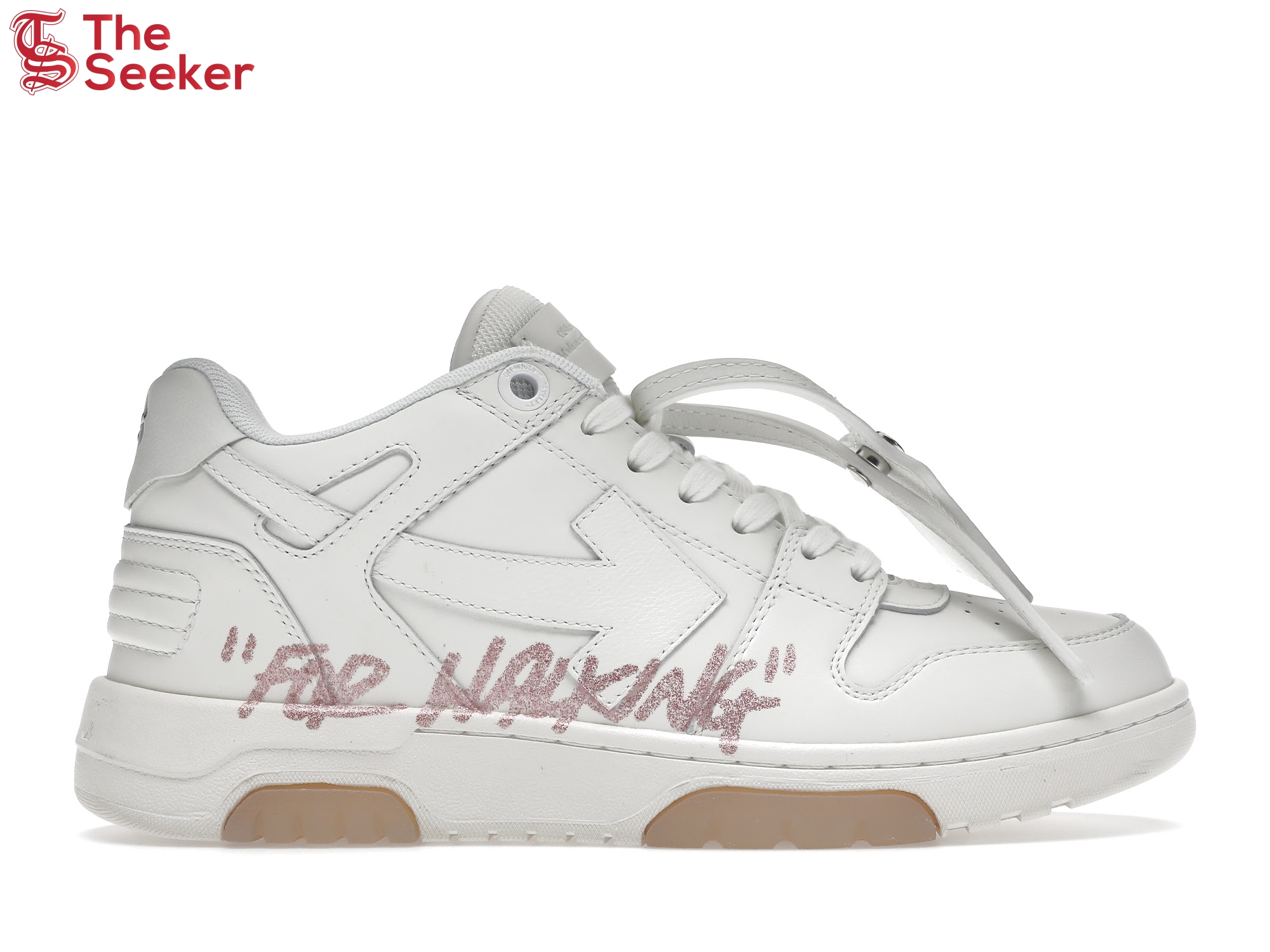 OFF-WHITE Out Of Office For Walking White Peach (Women's)