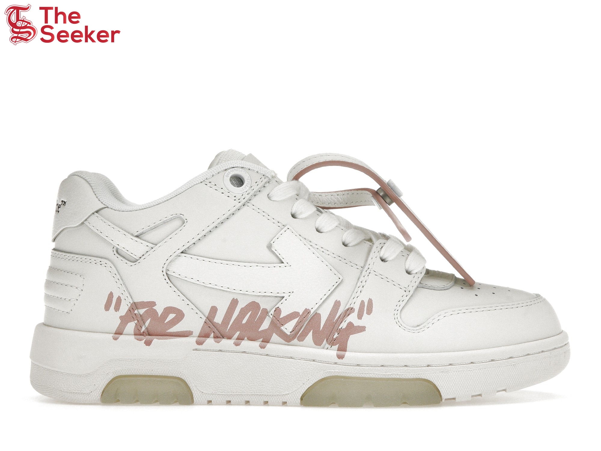 OFF-WHITE Out Of Office For Walking White Pink (Women's)