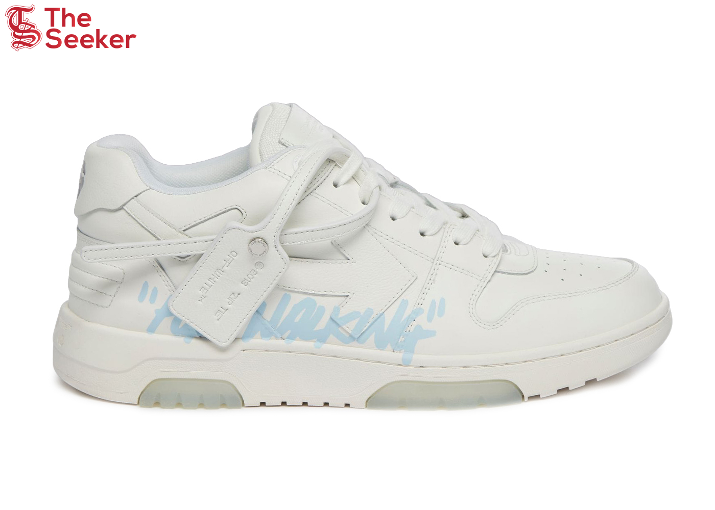 OFF-WHITE Out Of Office "OOO" Low Tops For Walking White Light Blue 2021