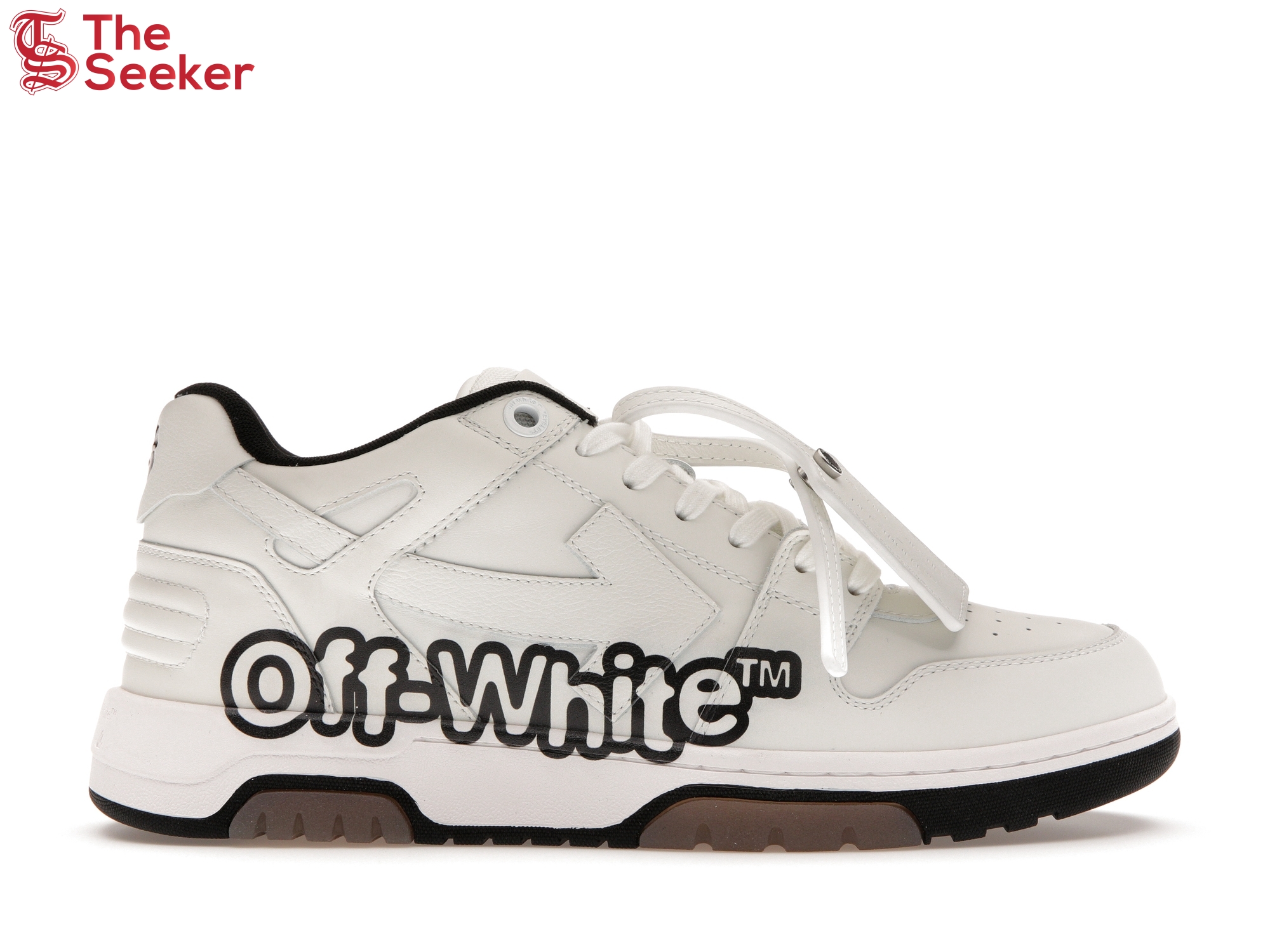 OFF-WHITE Out Of Office OOO Low Tops "Off-White" White Black