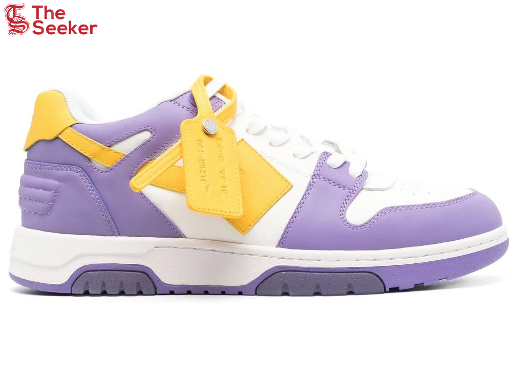 OFF-WHITE Out of Office Sneaker White Purple Yellow