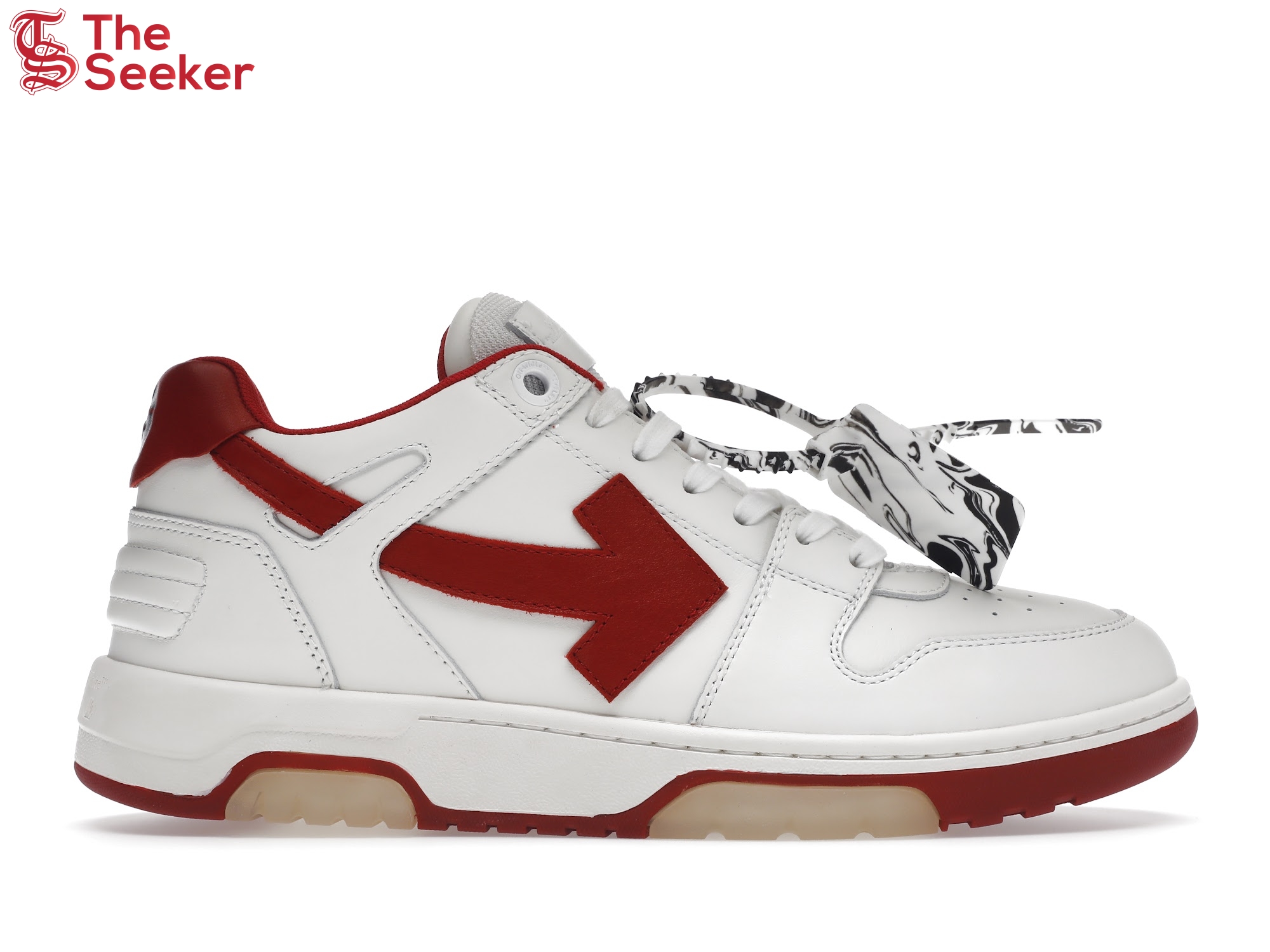 OFF-White Out of Office White Red