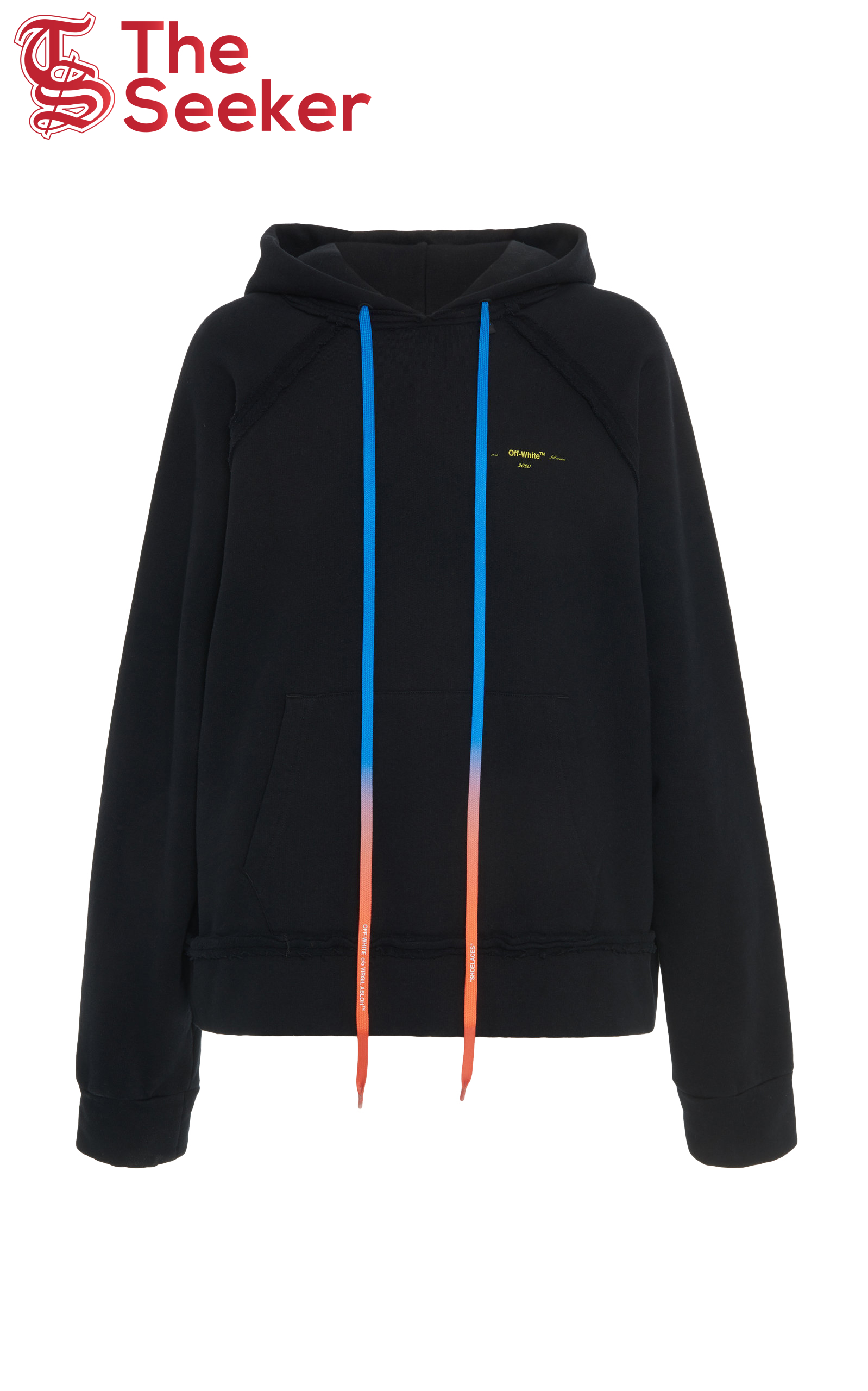 OFF-WHITE Oversized Acrylic Arrows Hoodie Black/Yellow