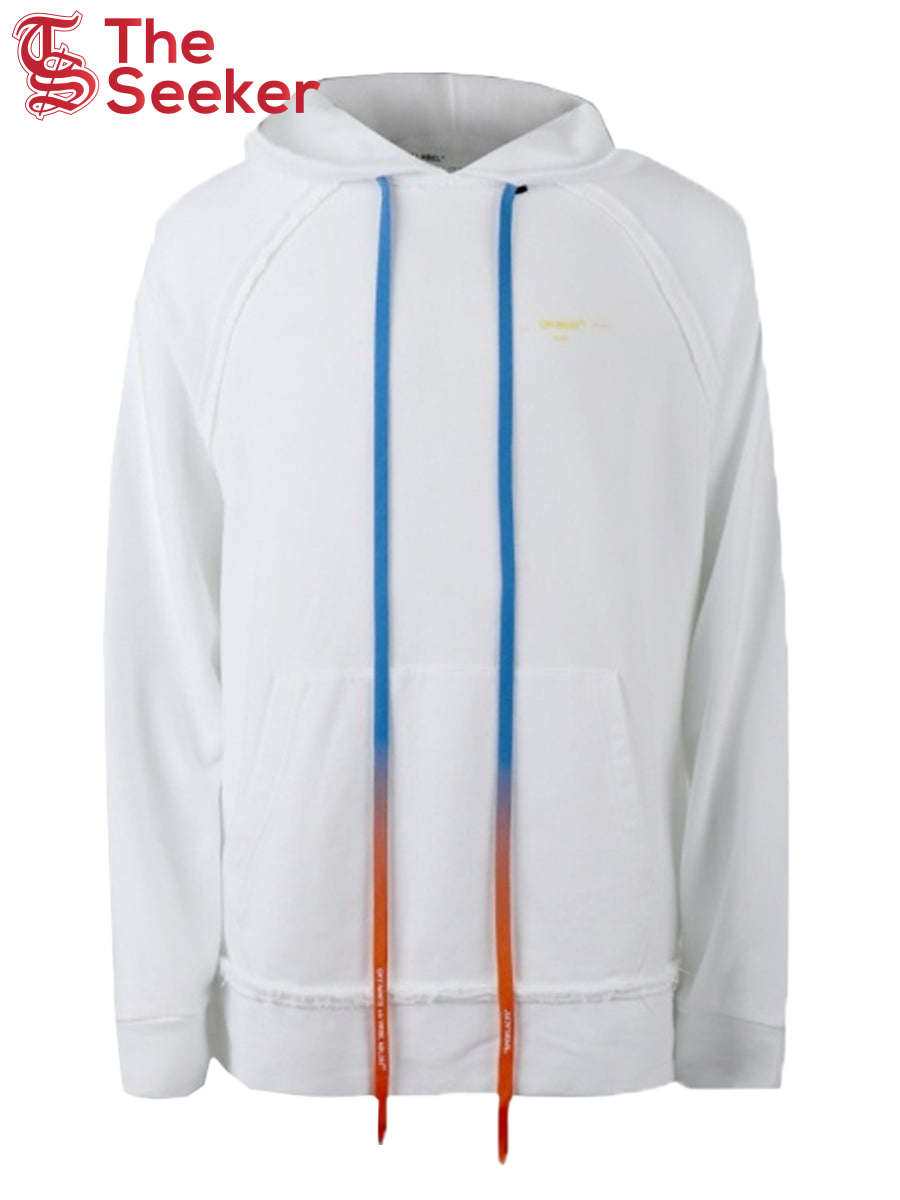 OFF-WHITE Oversized Acrylic Arrows Hoodie White/Yellow