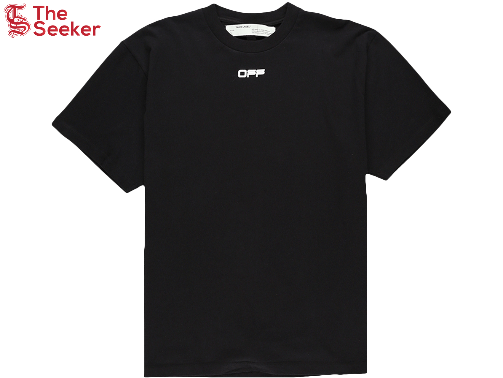 OFF-WHITE Oversized Fit Airport Tape T-Shirt Black/Multicolor