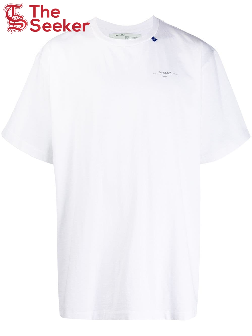 OFF-WHITE Oversized Fit Unfinished T-Shirt White/Black